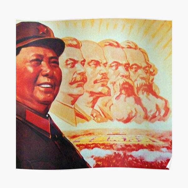 Mao Zedong Posters Redbubble