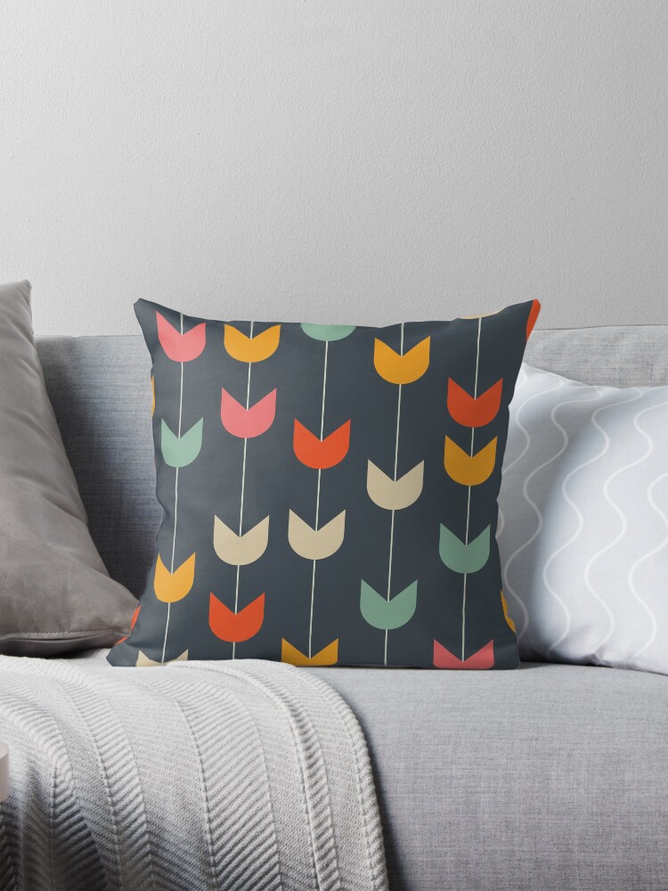 Thumbnail 1 of 4, Pillow, Tulips designed and sold by tracieandrews.