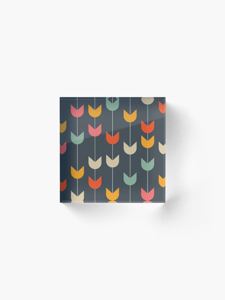 Alternate view of Tulips Acrylic Block