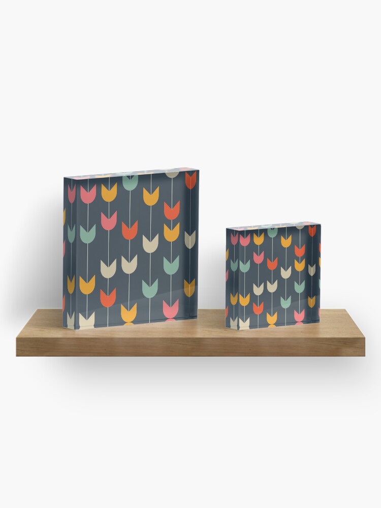 Alternate view of Tulips Acrylic Block