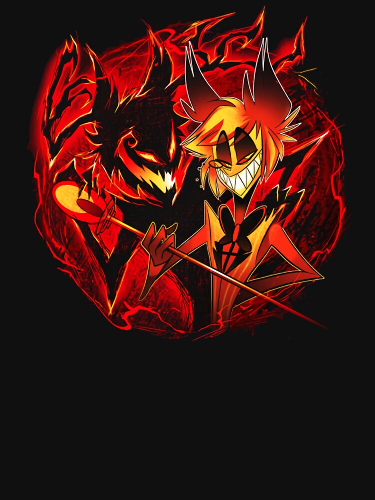 Hazbin Hotel Vivziepop A Lastor And His Shadow T Shirt For Sale By Jazmyneflatley Redbubble