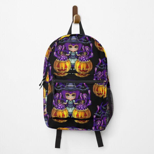 Item preview, Chibi witch halloween cauldron ghosts spellwork  designed and sold by DanielPenington.