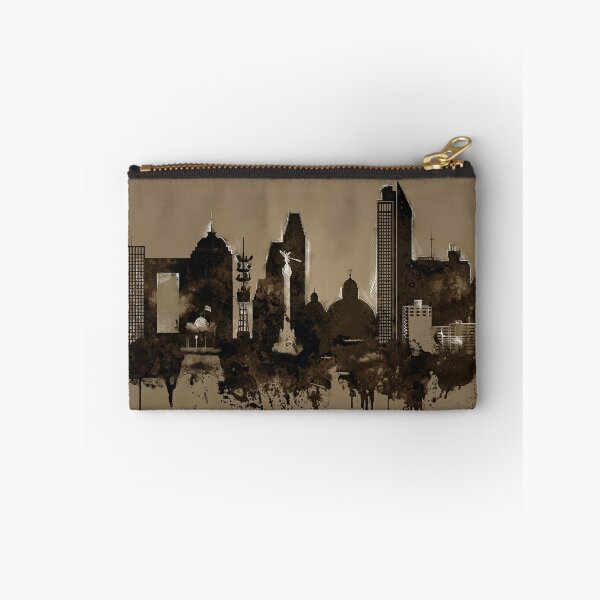 Item preview, Mexico Skyline Black Print designed and sold by IvonDesign.