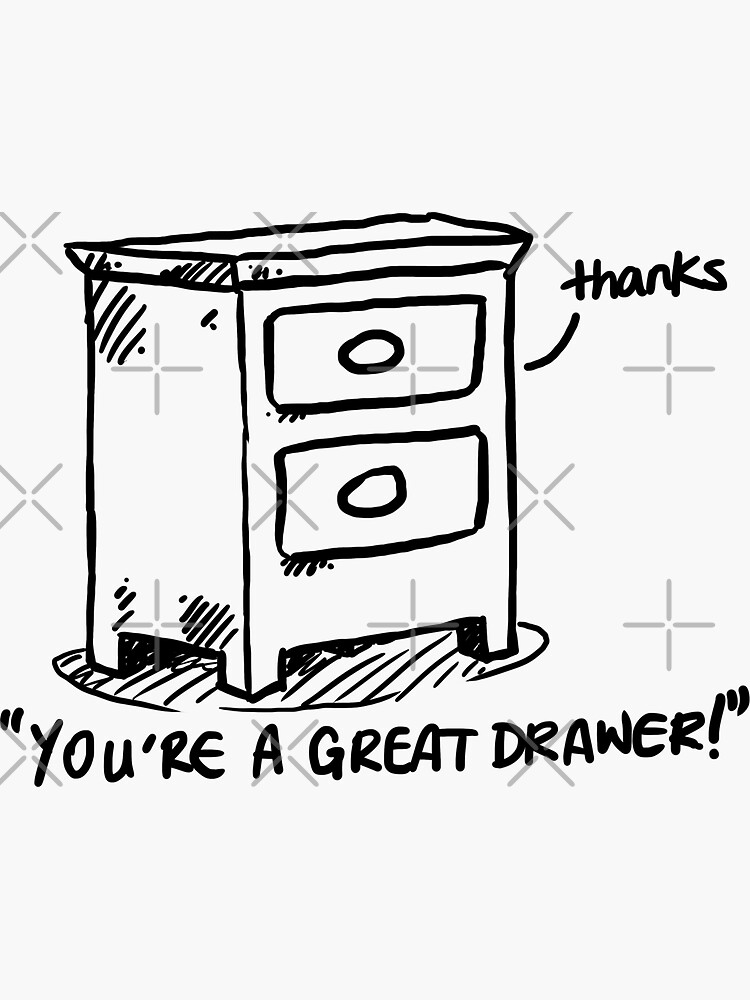 "I'm not furniture..." Sticker for Sale by warriordork Redbubble