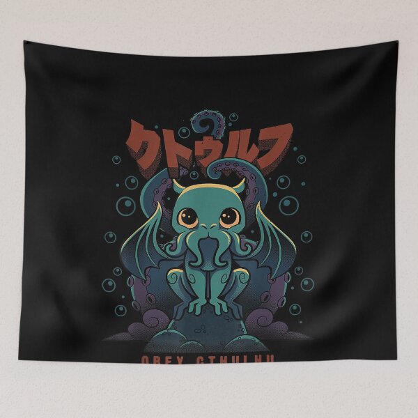 Item preview, Creepy kawaii cthulhu monster cute pastel goth halloween designed and sold by DanielPenington.