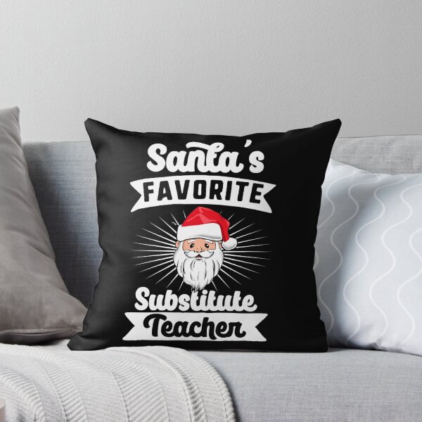 Item preview, Santa's Favorite Substitute Teacher Santa Claus Merry Christmas designed and sold by QueenOfPrint.