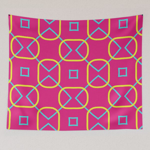 Item preview, Bright Bold Pattern on Pink designed and sold by KeksWorkroom.
