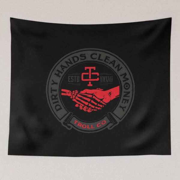 Item preview, Dirty hands clean money gothic style designed and sold by Ajitpal561.