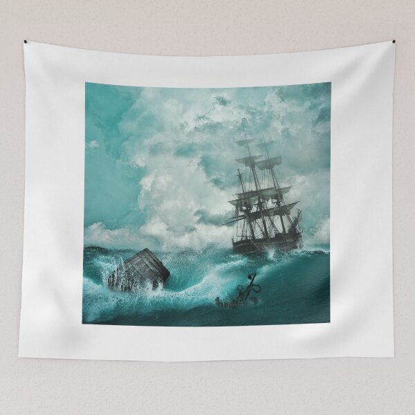 Item preview, Illustration Of Ship To Survive The Storm designed and sold by Richstd.