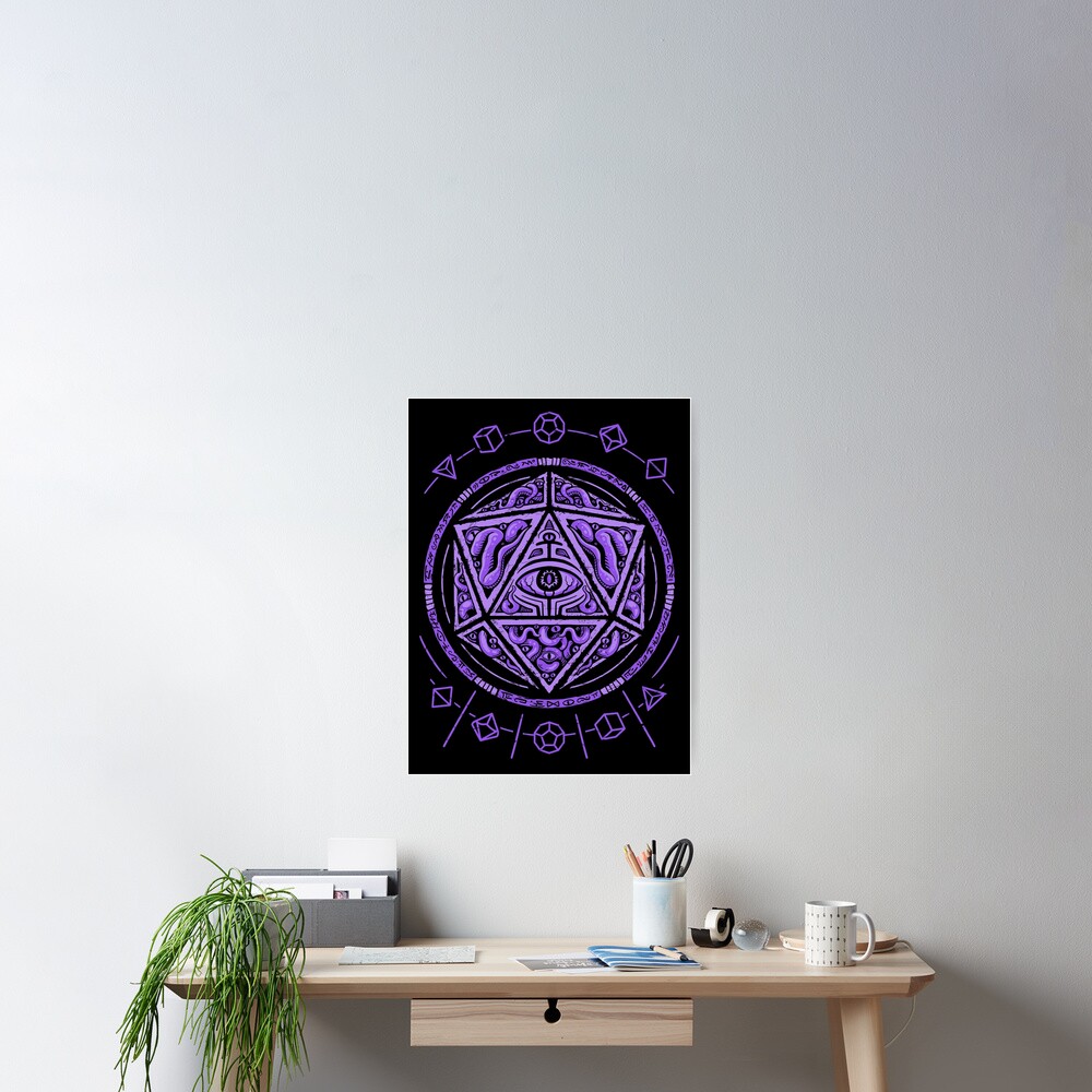 Purple Cthulhu Eldritch D20 