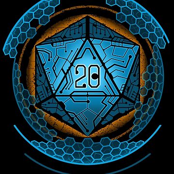 Artwork thumbnail, Sci-fi Shield D20 by MaratusFunk