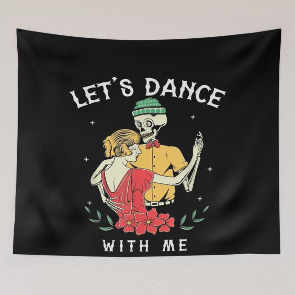 Item preview, Let's dance with me funny skeleton designed and sold by DanielPenington.