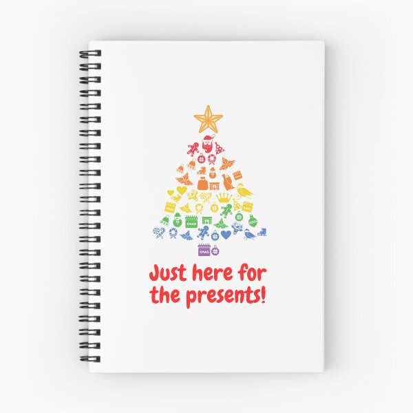 Item preview, Just here for the presents, Funny Christmas Tree, Lit up Tree, Christmas Gifts, Christmas Approaching designed and sold by moderncrazeshop.