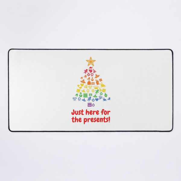 Item preview, Just here for the presents, Funny Christmas Tree, Lit up Tree, Christmas Gifts, Christmas Approaching designed and sold by moderncrazeshop.