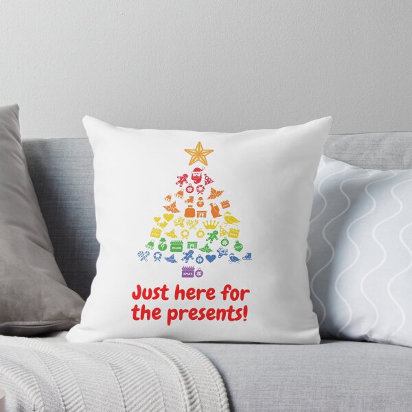 Item preview, Just here for the presents, Funny Christmas Tree, Lit up Tree, Christmas Gifts, Christmas Approaching designed and sold by moderncrazeshop.