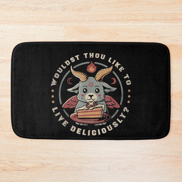 Item preview, Live deliciously cute goat satan devil foodie funny baphomet designed and sold by DanielPenington.