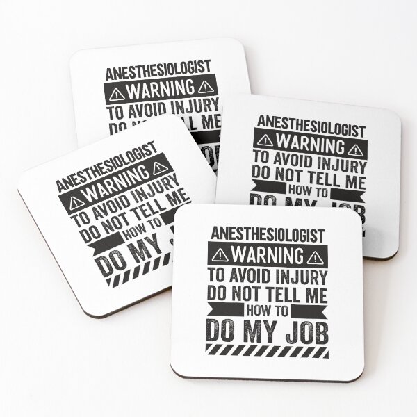 Item preview, Anesthesiologist Warning designed and sold by wittyshop.