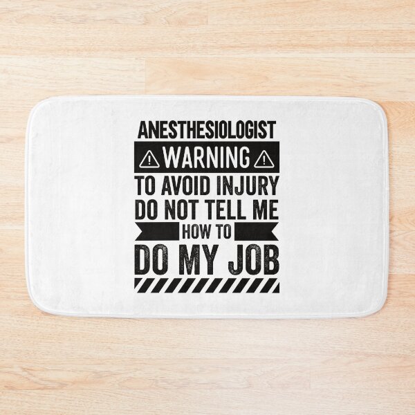 Item preview, Anesthesiologist Warning designed and sold by wittyshop.