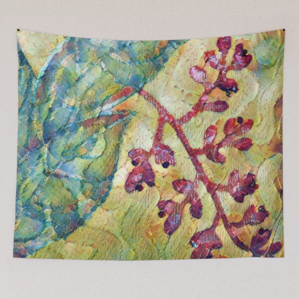 Item preview, Tropical flora designed and sold by lindosilks.