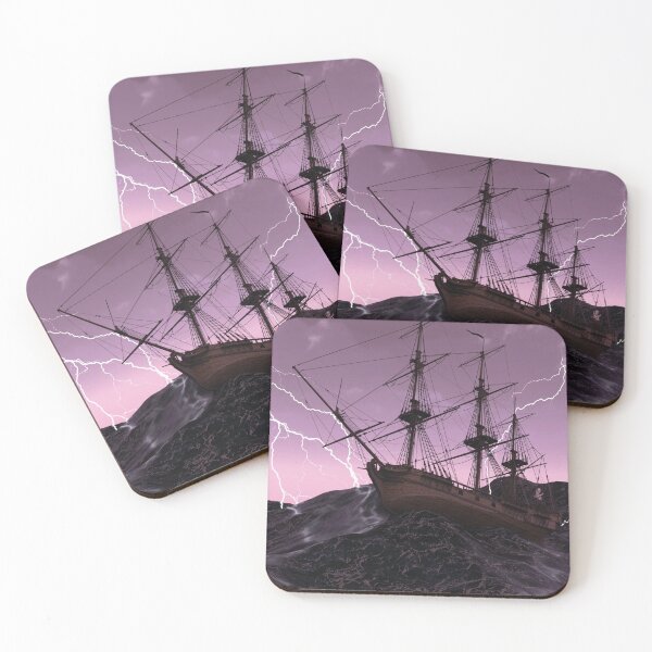 Item preview, Illustration Of A Ship In A Storm designed and sold by Richstd.