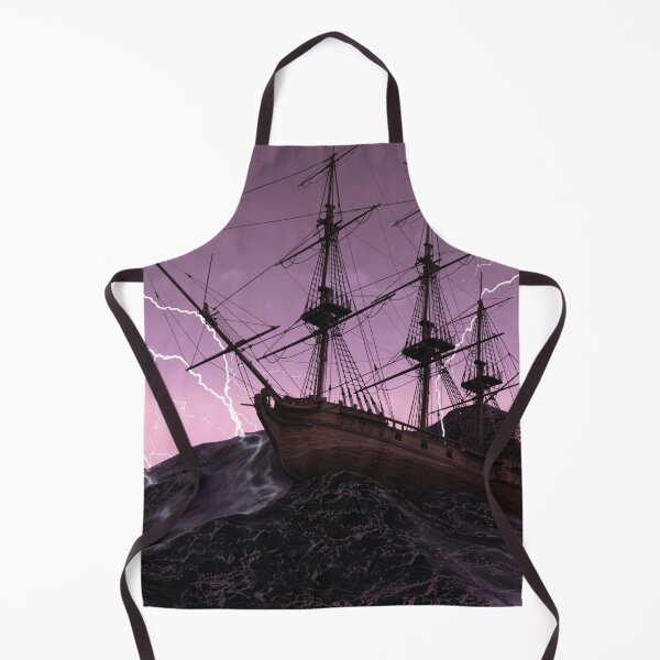 Item preview, Ilustración de un barco en una tormenta designed and sold by Richstd.