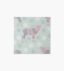 Artic Animals in Space - Deer Art Board