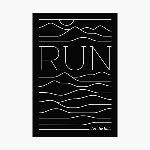 Item preview, Run for the Hills designed and sold by thepapercrane.