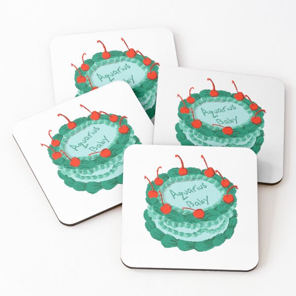 Item preview, Zodiac cake: Aquarius baby (cherries on top cake) designed and sold by Latenight-Art.