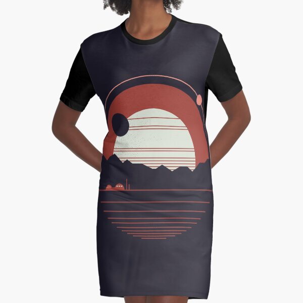 Solitude Graphic T-Shirt Dress