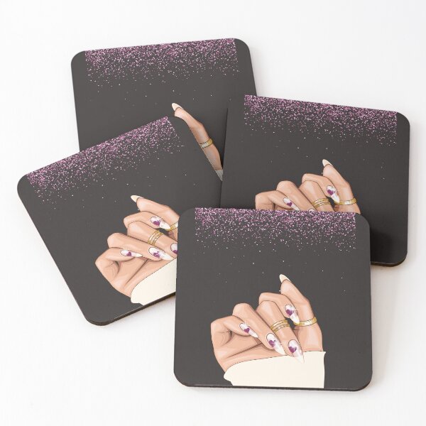 Item preview, Nail art, acrylic nail, nail salon, press on nails, French manicure nails, nail polish, acrylic nails designed and sold by quotefactory.