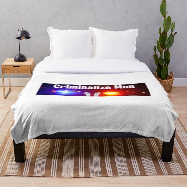Item preview, Criminalize Men Funny Bumper Sticker designed and sold by hyperfocusrach.