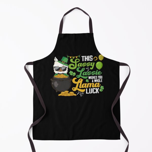 Item preview, Sassy Lassie Whole Llama Luck Shamrock St Patricks Day Llama designed and sold by oswaldcoccoh.