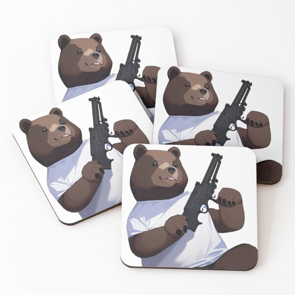 Item preview, Bear Gun Sticker designed and sold by BAYFAIRE.