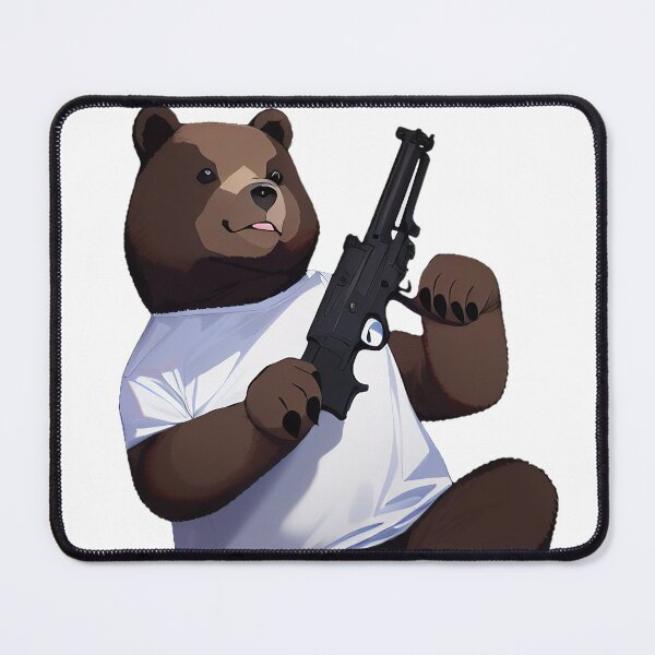Item preview, Bear Gun Sticker designed and sold by BAYFAIRE.