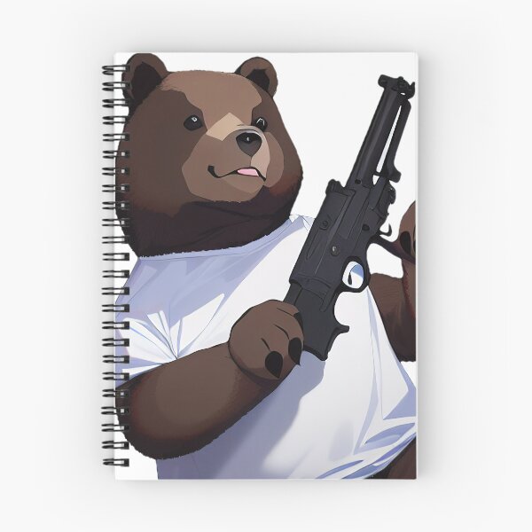 Item preview, Bear Gun Sticker designed and sold by BAYFAIRE.