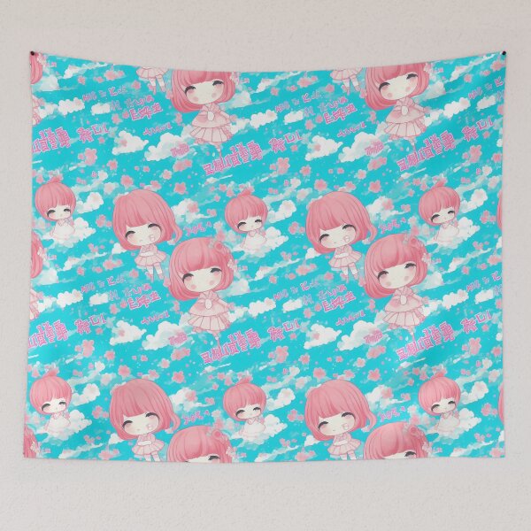Item preview, JPOP CLOUDS - Pink #723422 designed and sold by KawaiiKute.