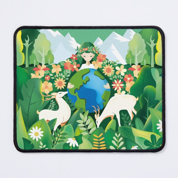 Item preview, Environmentalism protect the earth eco home green plants illustration designed and sold by DD215.