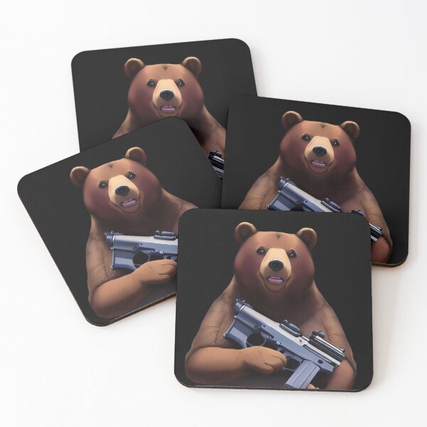 Item preview, Bear Gun Sticker designed and sold by BAYFAIRE.