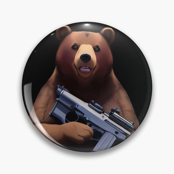 Item preview, Bear Gun Sticker designed and sold by BAYFAIRE.