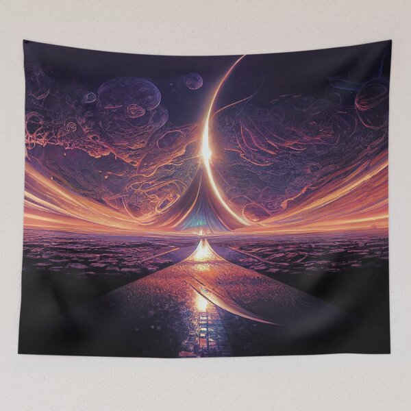 Item preview, Futuristic Landscape designed and sold by EmanateArt.