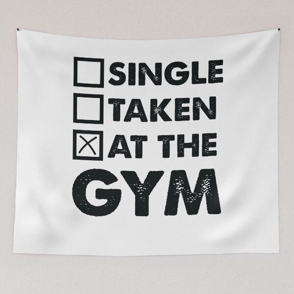 Item preview, Single, Taken, At the Gym, Funny Training Exercise  designed and sold by mkzmerch.