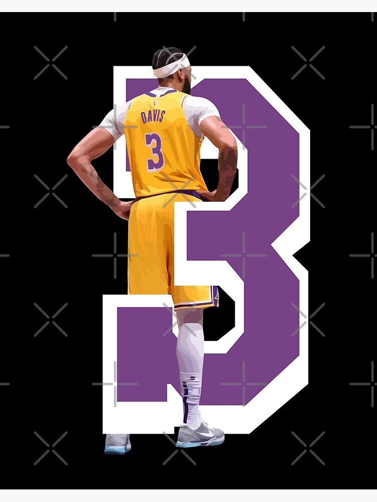 Anthony Davis Jersey Sticker for Sale by designsheaven