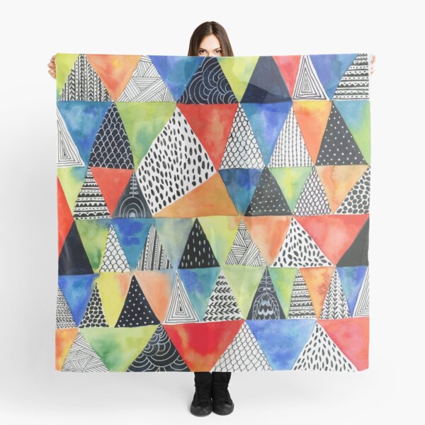 Doodled Geometry Scarf