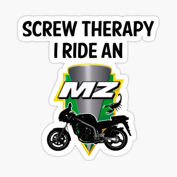 Aperçu de l'œuvre Screw Therapy, je roule sur un MZ Scorpion 2 créée et vendue par ianearthcore.