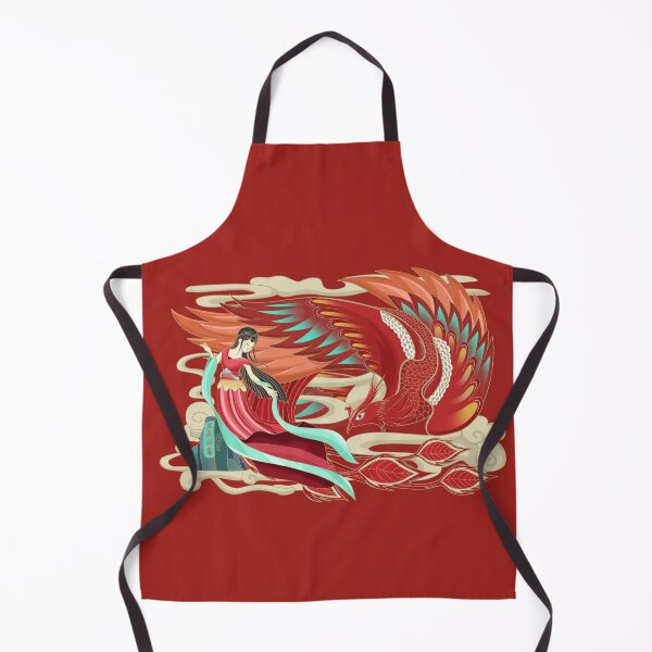 Item preview, Chinese wind fairy phoenix national tide hand-painted illustration designed and sold by DD215.