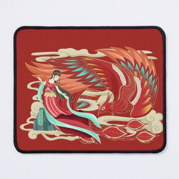 Item preview, Chinese wind fairy phoenix national tide hand-painted illustration designed and sold by DD215.