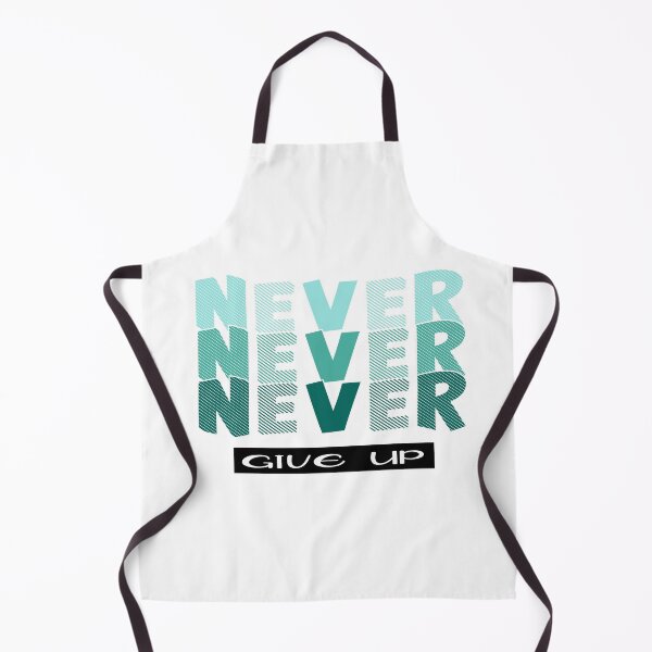Item preview, Teal NEVER give Up- Christian Quote designed and sold by Dailywalker22.