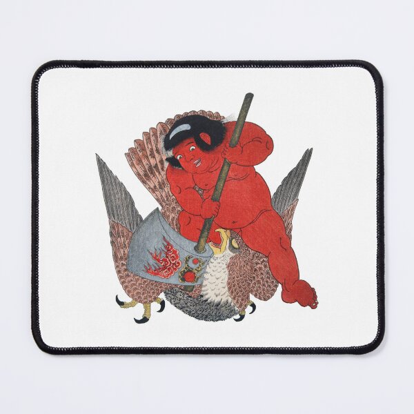 Item preview, Kintaro Subduing a Raptor with a Large Axe designed and sold by portokalis.