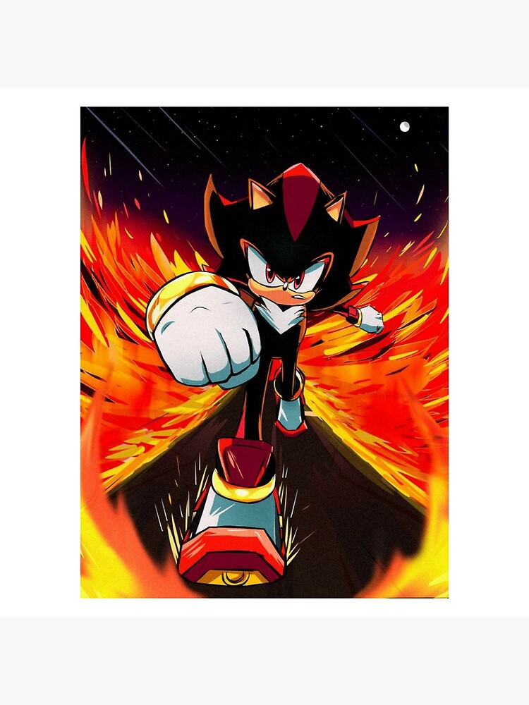 Shadow The Hedgehog Art Board Print for Sale by AndreanaWen