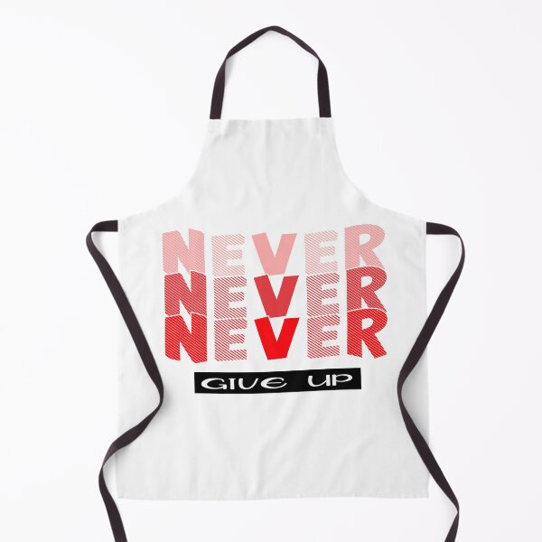 Item preview, Red NEVER give Up- Christian Quote designed and sold by Dailywalker22.